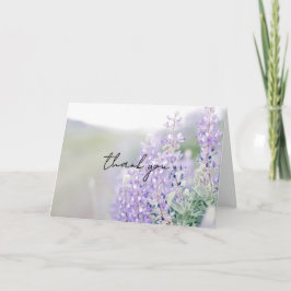 Cartão de Agradecimento Wild Lupine