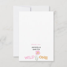 Wild One Personalised primeiro aniversario Girl