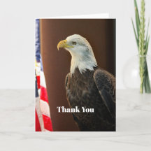 Wildlife Bald Eagle - Bandeira Americana