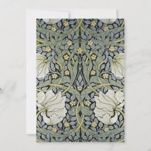 Cartão De Agradecimento William Morris - Design de Pimpernel Pattern