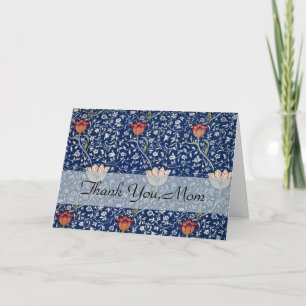 Cartão De Agradecimento William Morris Medway Blue Floral