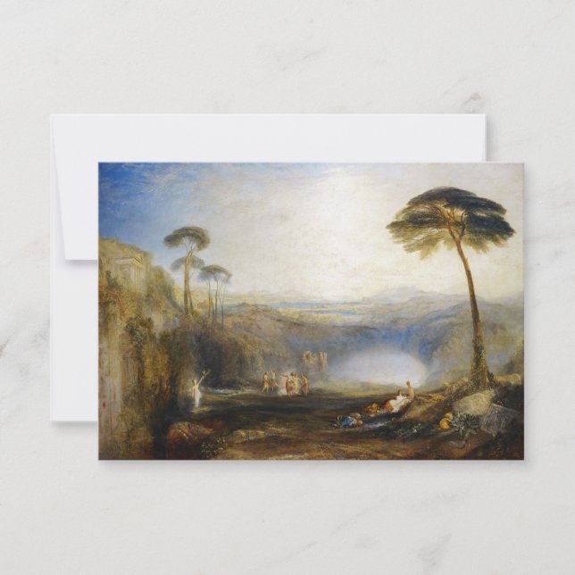 Cartão De Agradecimento William Turner - A tosse do Ouro (Frente)