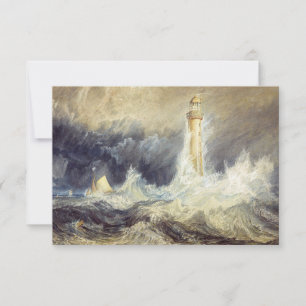 Cartão De Agradecimento William Turner - Farol de Bell Rock