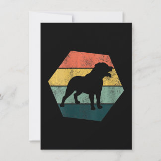 Cartão De Agradecimento Womens Vintage Hexagon Rottweiler Gift Rottweiler