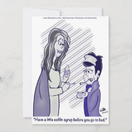 Cartão De Agradecimento Xarope Coffin