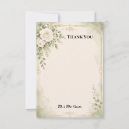 Cartão De Agradecimento xxx Thank You Card