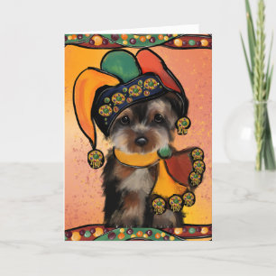 Cartão De Agradecimento Yorkie Poo