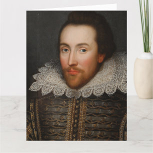 Cartão De Agradecimento Young William Shakespeare BIRTHDAY Card