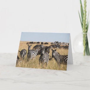 Cartão De Agradecimento Zebra do Grant
