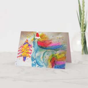 Cartão de Água para Papais noeis do Rainbow Unicor