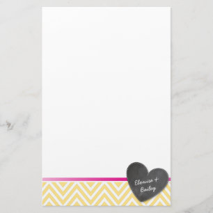 Cartão de algodão MONOGRAM PERSONALIZADO amarelo