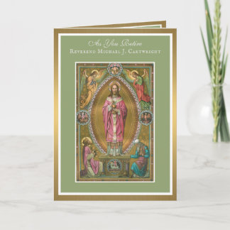 Cartão de Altar do Sacerdócio na Aposentadoria Jes