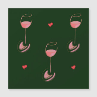 Cartão de amante de vinho