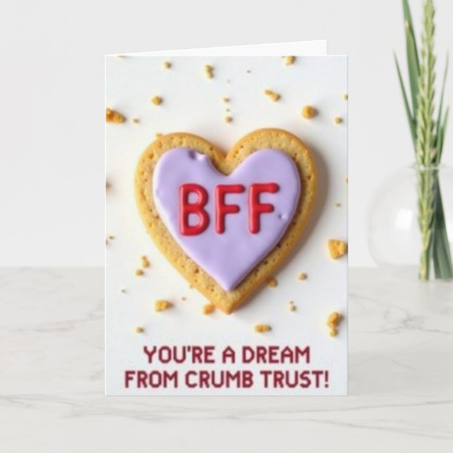 Cartão de Amizade Bff Cookie (Frente)