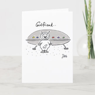 Cartão de Amizade de alienígena