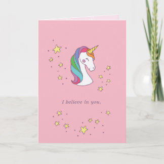 Cartão de Amizade Magical Unicorn