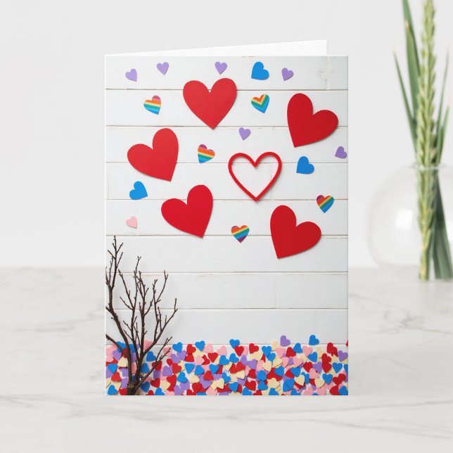 Cartão de Amor Caprichoso e Sincero (Frente)