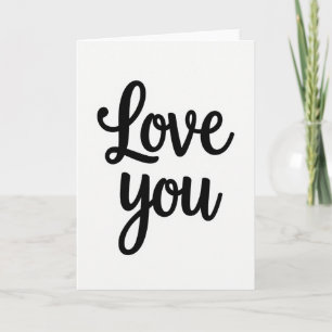 Cartão de Amor Clássico Branco