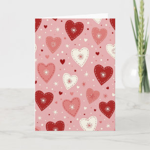 Cartão de Amor Corações Doces
