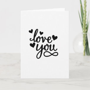 Cartão de Amor Corações Infinito