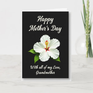 Cartão de Amor da Família de Flores Chevron
