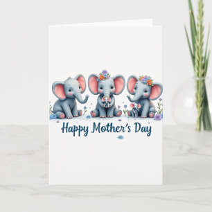 Cartão de Amor da Família Floral