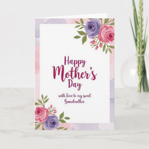 Cartão de Amor da Família Magenta Script