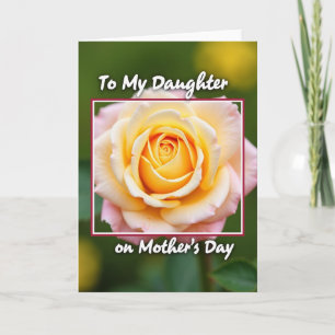 Cartão de Amor das Mães Rosa Rosa Pink
