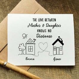 Cartão de Amor de Longa Distância para Mãe