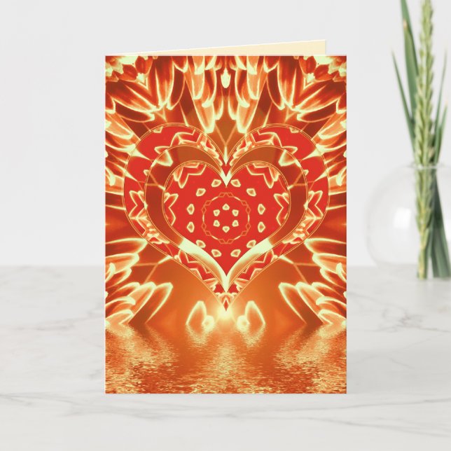 Cartão de Amor de ouro (Frente)