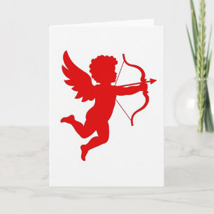 Cartão de Amor do Cupido Simples