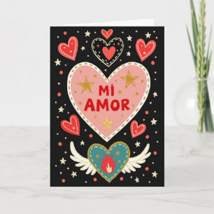 Cartão de Amor do Dia dos Namorados Mi Amor