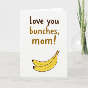 Cartão de Amor Doce Mamãe Ama Você Muito