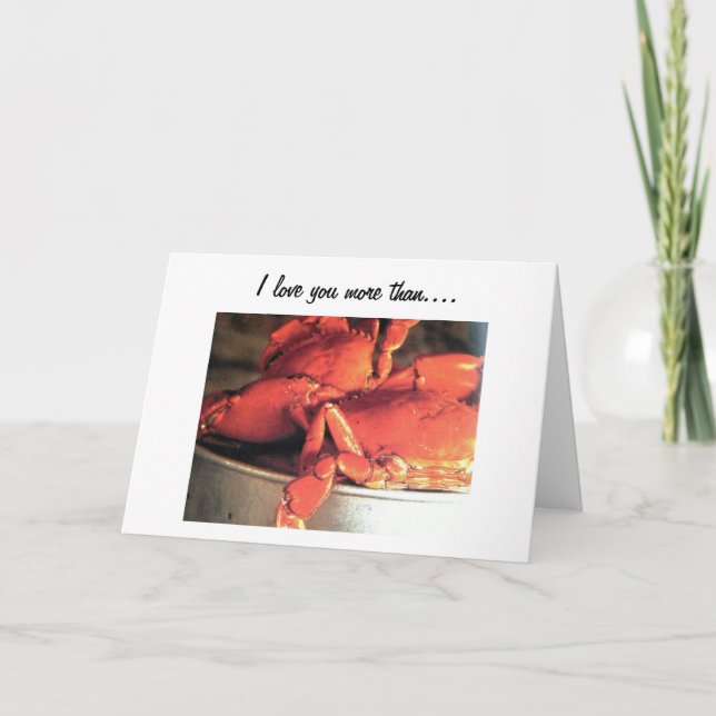 CARTÃO DE AMOR "EU TE AMO MAIS DO QUE CARANÇAS" (Frente)