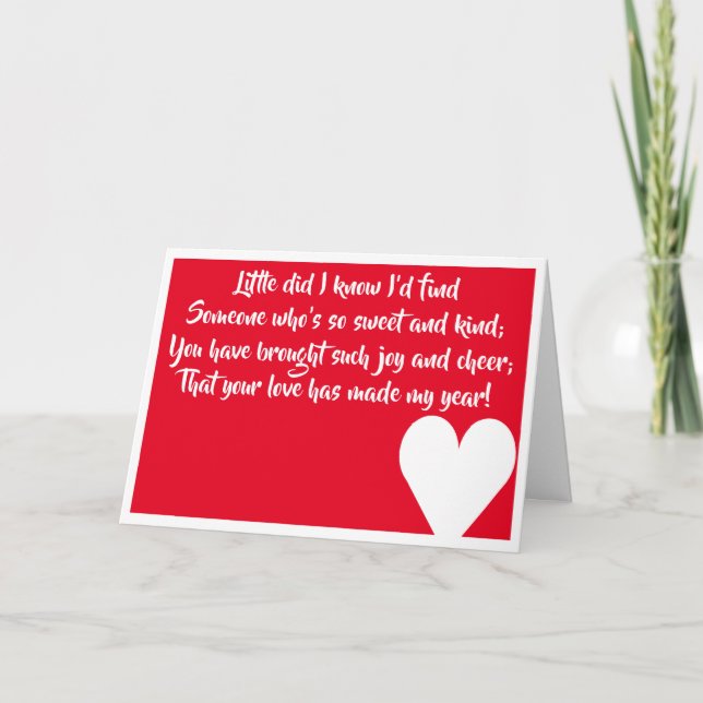 Cartão de Amor Feliz Natal (Frente)