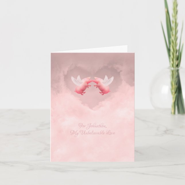 Cartão de amor inacreditável (Frente)