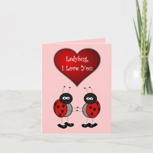 Cartão de Amor Ladybug