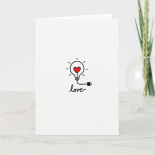 Cartão de Amor Luz do Coração