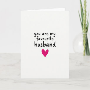 Cartão de Amor Marido Favorito