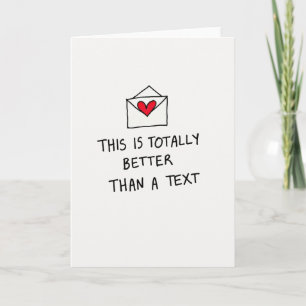 Cartão de Amor Melhor que um Texto