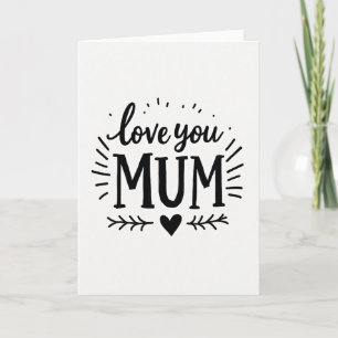 Cartão de Amor para a Mãe