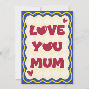 Cartão de Amor para a Mamãe