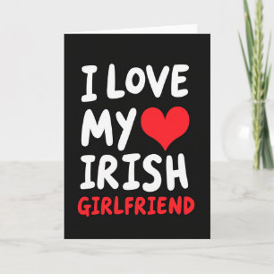 Cartão de Amor para Namorada Irlandesa