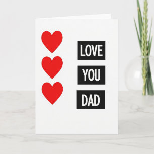 Cartão de Amor para o Papai