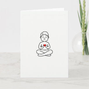 Cartão de Amor Próprio Minimalista