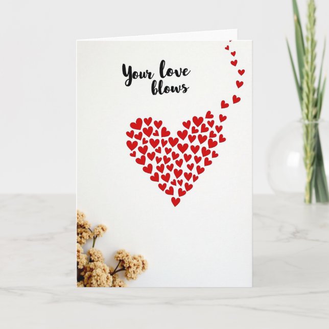 Cartão de Amor que Me Faz Perder a Cabeça (Frente)
