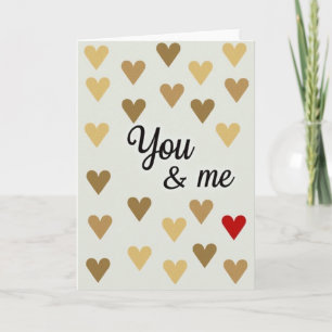 Cartão de Amor Romântico Você e Eu