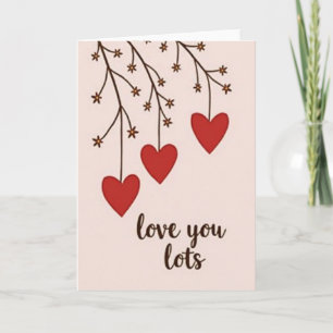 Cartão de Amor Romântico Você Me Ama Muito