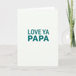 Cartão de Amor Romântico Ya Papai
