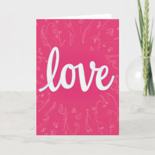 Cartão de Amor Rosa Romântico